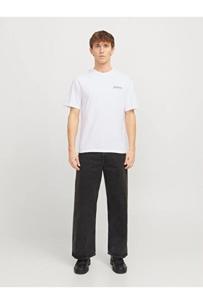 Jack & Jones Tricou cu imprimeu pe piept pentru bărbați - Beau