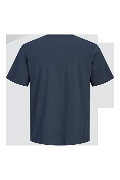 Jack & Jones تيشيرت رجالي برقبة دائرية، JWHBRANDY، كحلي غامق، M