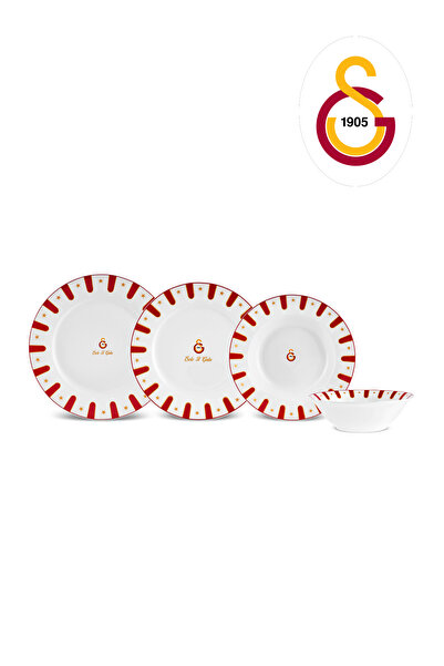 Karaca x Galatasaray Forever Bone 24 Parça 6 Kişilik Yemek Takımı