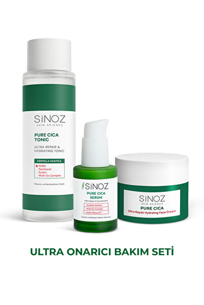 SİNOZ Pure Cica Ultra Onarıcı 3'lü Bakım Seti