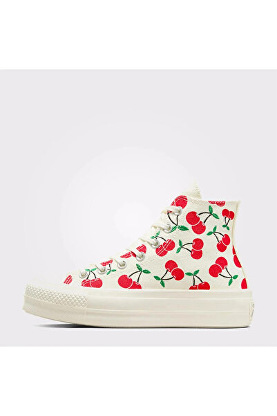 Converse Chuck Taylor All Star Lift Platform Cherries Kadın Sneaker