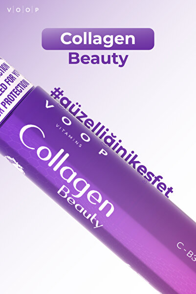 VOOP Collagen Beauty Yüksek Biyoaktif Hidrolize Kolajen %100 Saf Ve Doğal - 7 Tüp