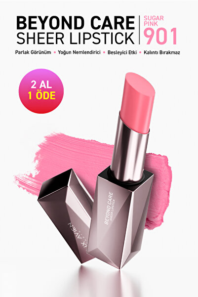 Alix Avien Beyond Care Sheer Lipstick 901 - Sugar Pink - Yoğun Nemlendirici B...