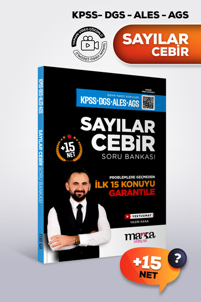 Marka Yayınları 2026 KPSS DGS ALES AGS Sayılar Cebir Soru Bankası Marka Yayın...