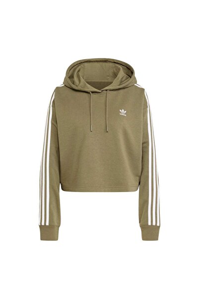 adidas Adicolor 3-Stripes Short με κουκούλα Τοπ