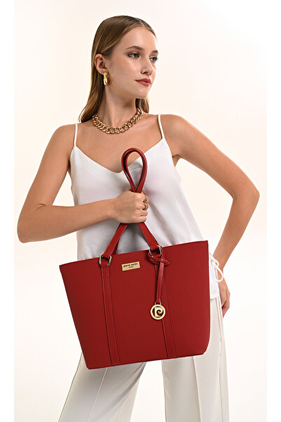Pierre Cardin Κόκκινη γυναικεία τσάντα ώμου 05PO26Y3532