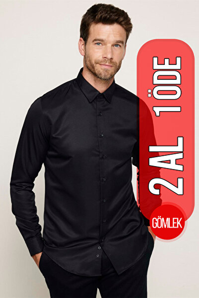 Tudors Slim Fit dlouhý rukáv Snadné žehlení Absorbující pot Prodyšná textura ...