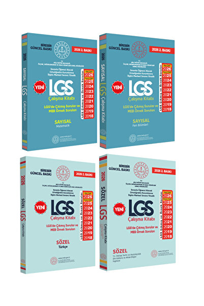 Karakutu Yayınları 2026 8.Sınıf LGS Çıkmış ve MEB Örnek Soruları Sözel ve Say...