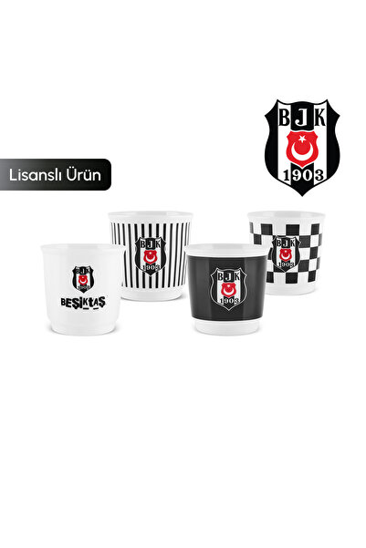 Karaca x Beşiktaş Lisanslı 4 Kişilik Espresso Seti 90 ml