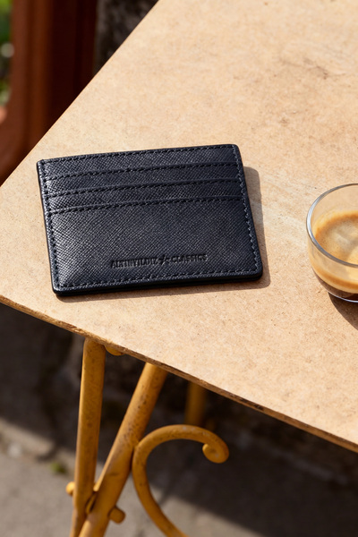 AC&Co / Altınyıldız Classics Ανδρική θήκη για κάρτες σε μαύρο κουτί δώρου