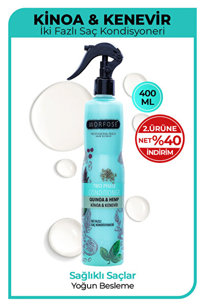 Morfose Çift Fazlı Kinoa Ve Kenevir Içeren Fön Suyu 400 ml