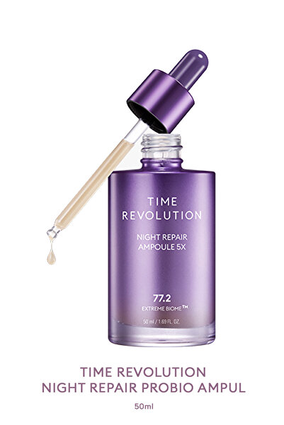 Missha Total Yaşlanma Karşıtı Ampul Time Revolution Night Repair Probio Ampou...