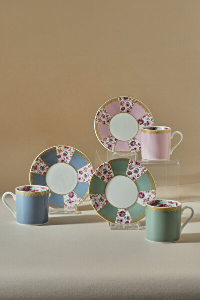 Karaca İdil 6 Kişilik Kahve Fincanı 80 ml