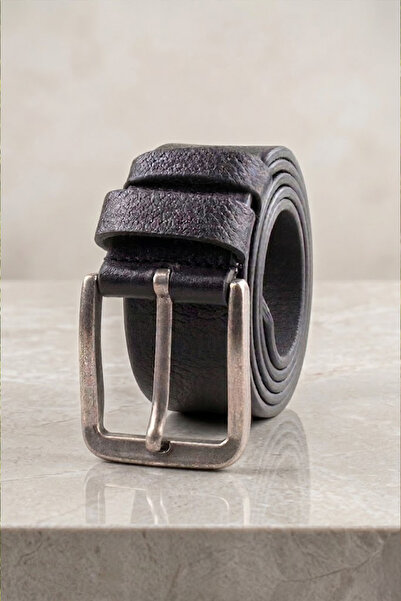 Tudors Ανδρική ζώνη 100% γνήσιο δέρμα 4 εκ. Αθλητική Μαύρη Ζώνη