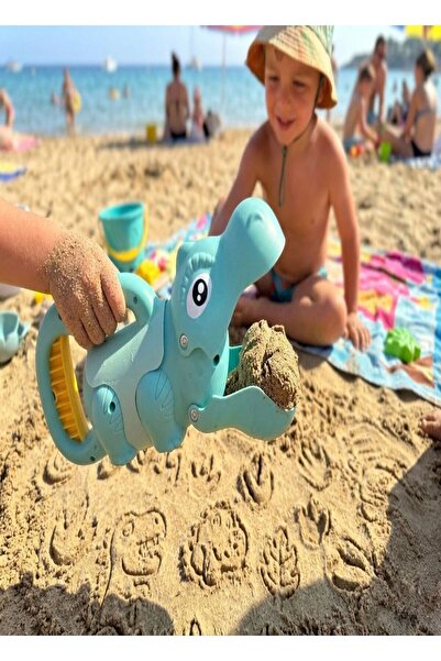 Hyd Oyuncak Dinozor Kum Oyunu Bahçe Plaj Ve Havuz Oyuncağı Su Oyunu Kürek Dinazor 1 Adet