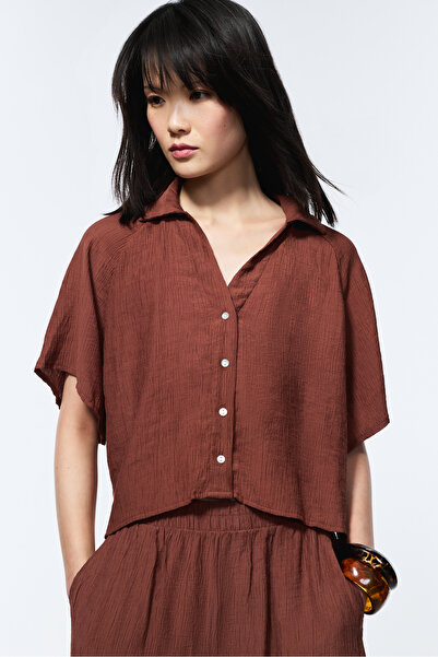 LEFTIES Γυναικείο Υφασμάτινο Πουκάμισο