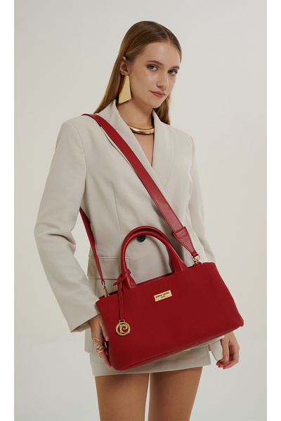 Pierre Cardin حقيبة كتف نسائية حمراء 05PO26Y3535