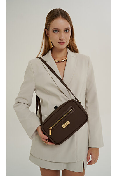 Pierre Cardin Καφέ γυναικεία τσάντα χιαστί ώμου 05PO26Y353