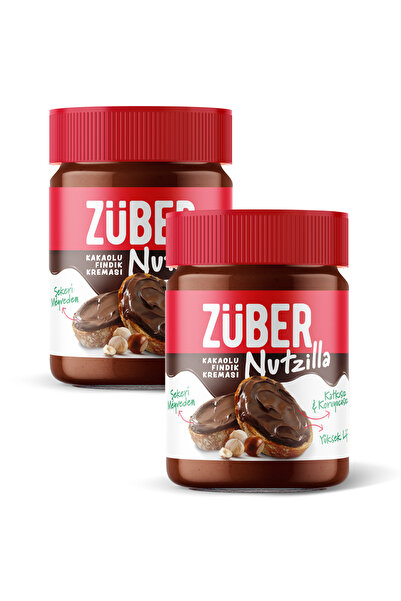 Züber Nutzilla Fındık Kreması Kakaolu 315g x 2 Adet