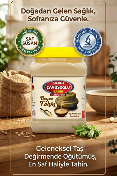 Bozkırlı Çavuşoğlu Az Kavrulmuş Beyaz Tahin 930g X 2