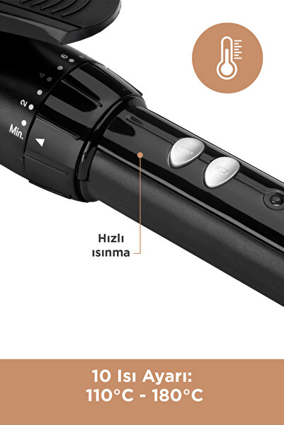 BABYLİSS Saç Maşası Sublime Touch, 180 Derece , 25 mm Gövde, Sublim Touch Kaplama, 10 Isı Ayarı, C325E