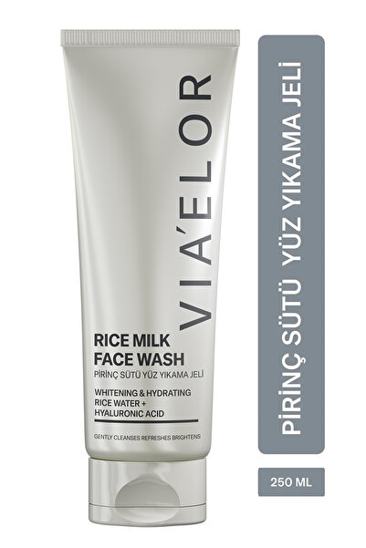 Via Elor Pirinç Mayası Aydınlatıcı ve Nemlendirici Yüz Temizleme Jeli 250 ml