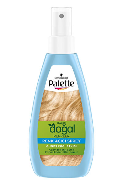 Palette Schwarzkopf Palette Kalıcı Doğal Renkler Renk Açıcı Sprey Saç Boyası