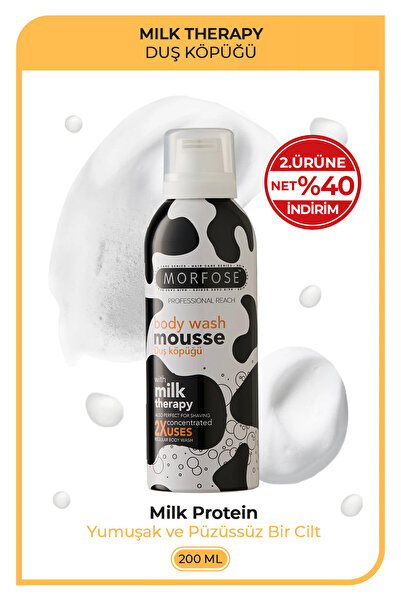 Morfose Milk Therapy Vücut Duş Köpüğü 200 ml