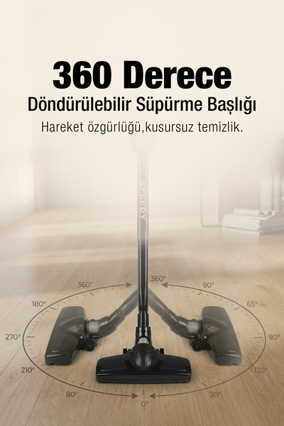 Fantom Speedy Pro DU 2100 Dikey Süpürge Siyah