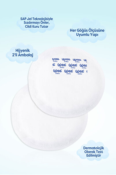 Wee Baby Klasik Göğüs Pedi Seti (40x3 120 Adet)