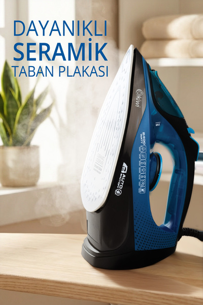 Kiwi 2400 W Seramik Tabanlı Buharlı Ütü KSI-6345