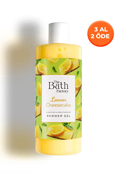 THE BATH FACTORY Nemlendirici Ve Besleyici Limon Cheesecake Duş Jeli 400 ml