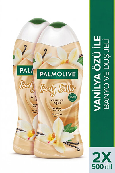 Palmolive Body Butter Vanilya Aşkı Banyo ve Duş Jeli 500 ml x 2 Adet