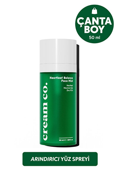 Cream Co. Gözenek Sıkılaştırıcı Ferahlatıcı Yüz Spreyi | Heartleaf Face Mist ...