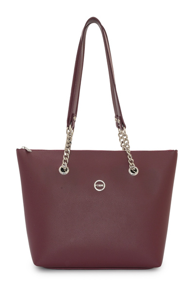 Fossil حقيبة يد نسائية باللون الأحمر الداكن حقيبة كتف 05FO26Y5110