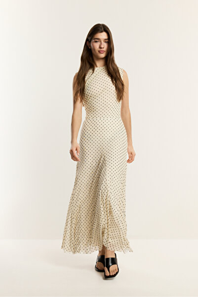 LEFTIES Γυναικεία διχτυωτή μίντι φούστα