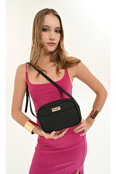 Pierre Cardin Μαύρη γυναικεία τσάντα ώμου 05PO26Y3536
