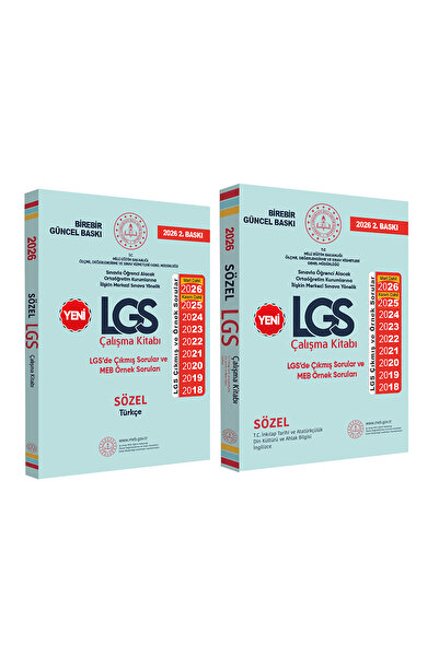 Karakutu Yayınları 2026(Mart dahil)8.SINIF LGS MEB Örnek Soruları Sözel Çalış...