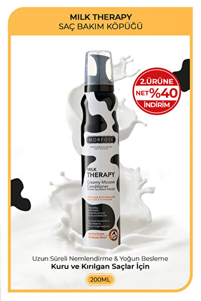 Morfose Milk Therapy Kremsi Saç Köpüğü 200 ml