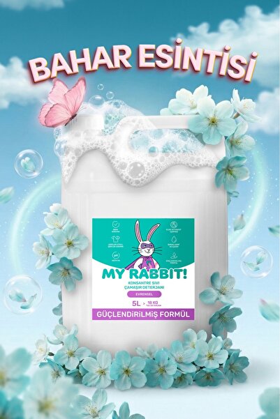 My Rabbit! Sıvı Çamaşır Deterjanı Leke Çıkartıcı Konsantre Formül, Derin Temi...