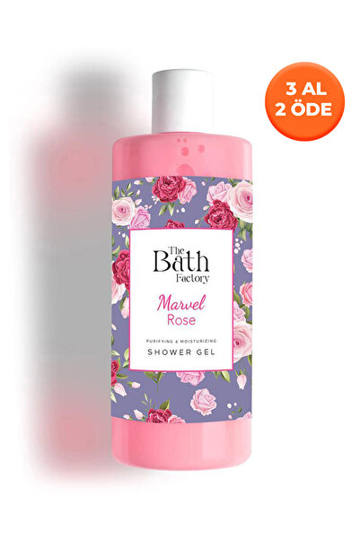 THE BATH FACTORY Nemlendirici Ve Besleyici Marvel Rose Duş Jeli 400 ml