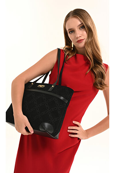 Pierre Cardin حقيبة كتف نسائية سوداء 05PO26Y2532