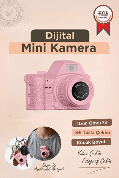 Torima Dijital Fotoğraf Makineleri Video Mini Kamera 2K Video 128GB Destekli ...
