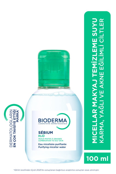 Bioderma Sebium H2O Karma, Yağlı ve Akne Eğilimli Ciltler için Micellar Makya...