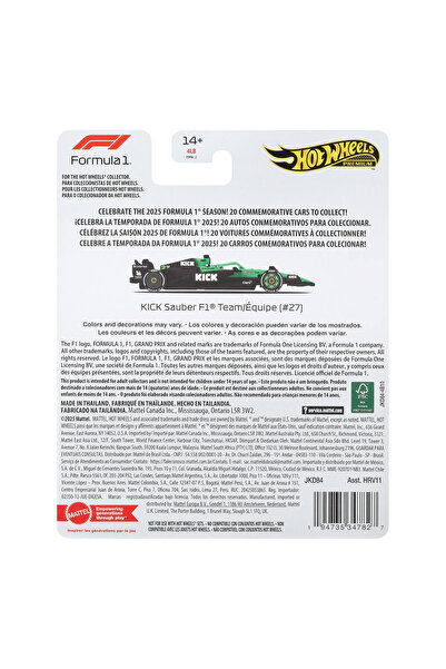 HOT WHEELS ®   F1 - Sauber (Hülkenberg) JKD84