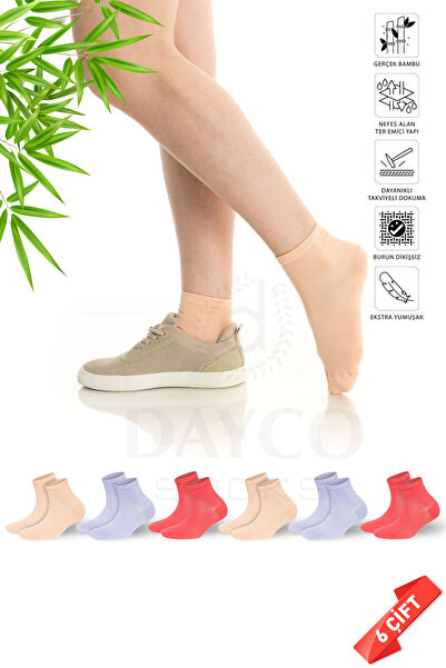 DAYCO Premium Seamless Γυναικείες Κάλτσες από Μπαμπού, Σετ 6 τεμαχίων - 36-40...