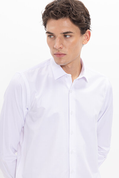 Tudors Ανδρικό πουκάμισο με κλασική εφαρμογή και γιακά με γραβάτα, Βαμβάκι τε...