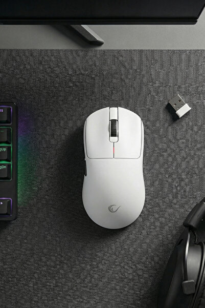 Rampage Clax Ultra Hafif 3311 Sensor 24000 Dpi Kablosuz Oyuncu Mouse-beyaz