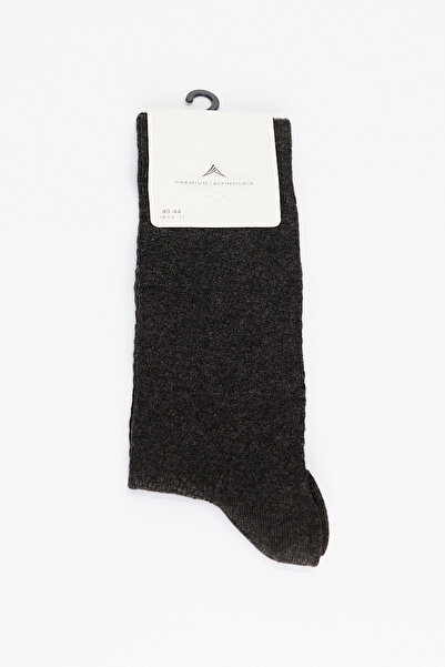 ALTINYILDIZ CLASSICS Ανδρικές μονές κάλτσες με σχέδιο ανθρακί