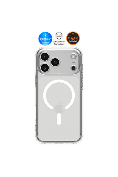 Spigen iPhone 17 Pro ince MagSafe Kılıf Ultra Hybrid MagFit Frost White Mat K...